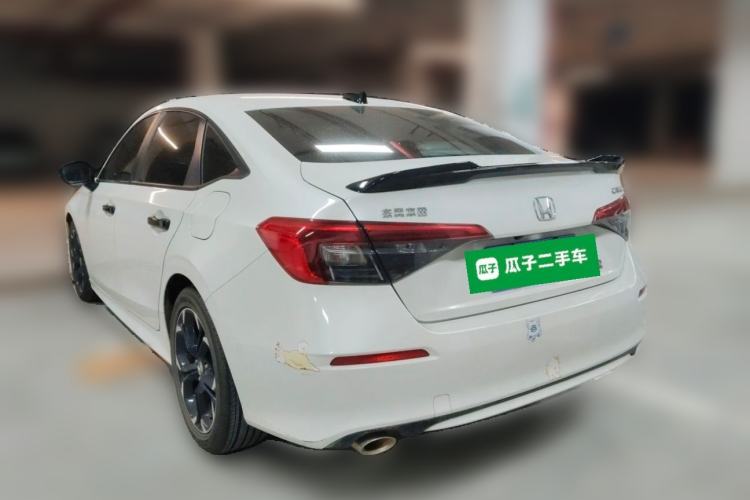 Used Honda Civic 2022 240TURBO CVT Dynamic Edition Rear Left 45 Deg