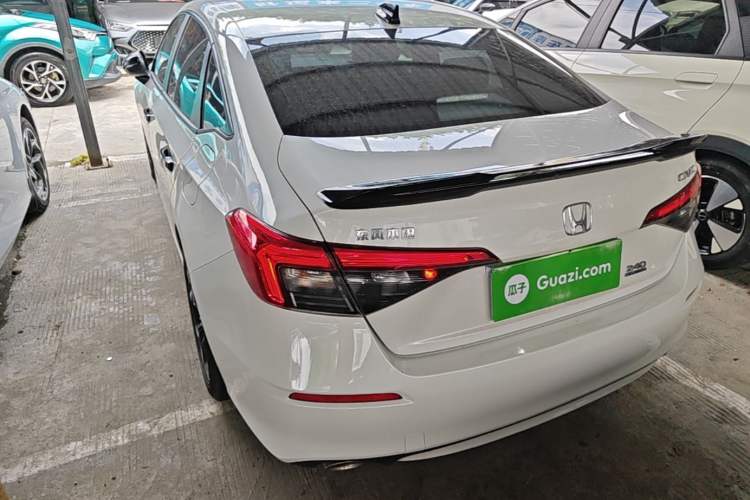 Used Honda Civic 2022 240TURBO CVT Dynamic Edition Rear Left 45 Deg