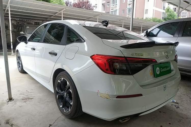 Used Honda Civic 2022 240TURBO CVT Dynamic Edition Rear Left 45 Deg