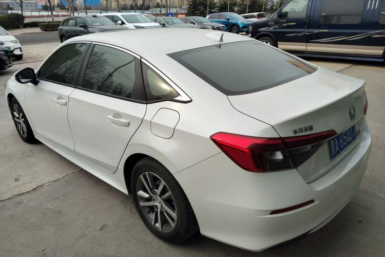 Used Honda Civic 2022 240TURBO CVT Dynamic Edition Rear Left 45 Deg
