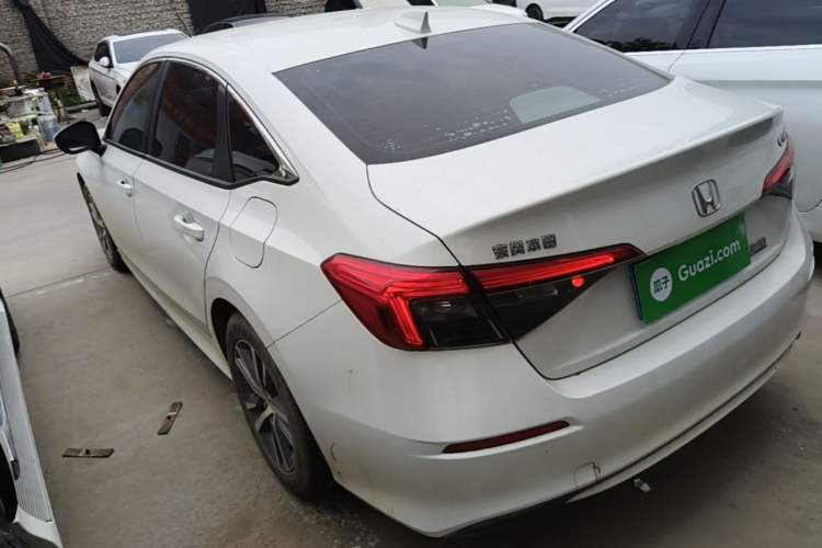 Used Honda Civic 2022 240TURBO CVT Dynamic Edition Rear Left 45 Deg