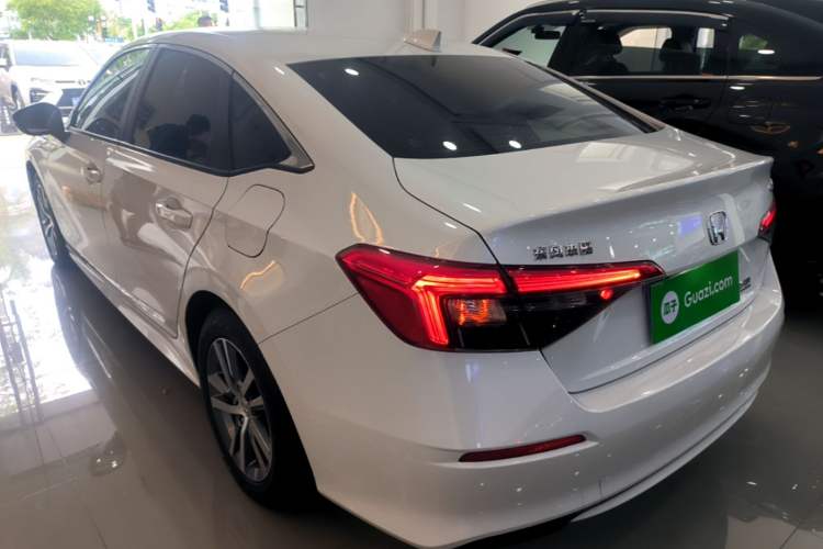 Used Honda Civic 2022 240TURBO CVT Dynamic Edition Rear Left 45 Deg