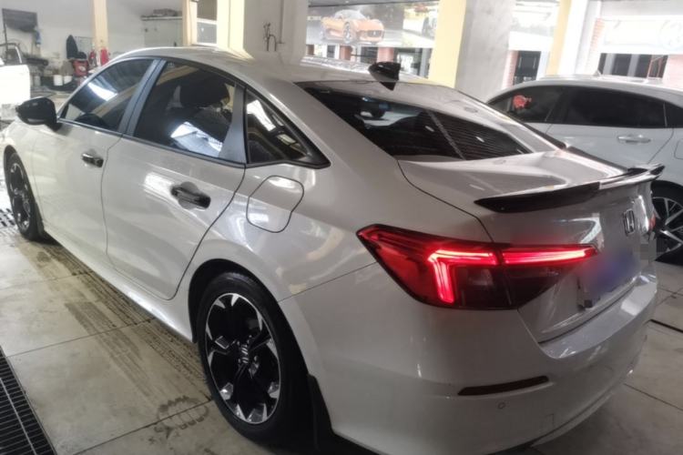 Used Honda Civic 2022 240TURBO CVT Dynamic Edition Rear Left 45 Deg