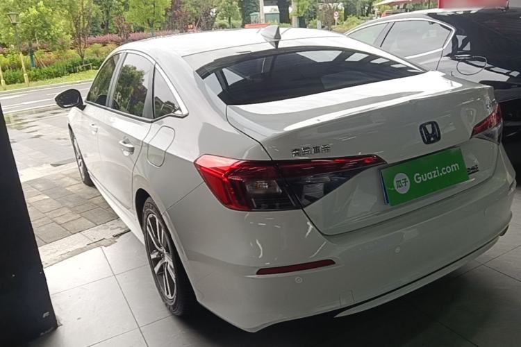 Used Honda Civic 2022 240TURBO CVT Dynamic Edition Rear Left 45 Deg