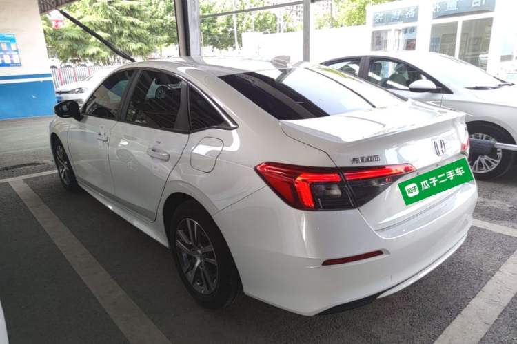 Used Honda Civic 2022 240TURBO CVT Dynamic Edition Rear Left 45 Deg