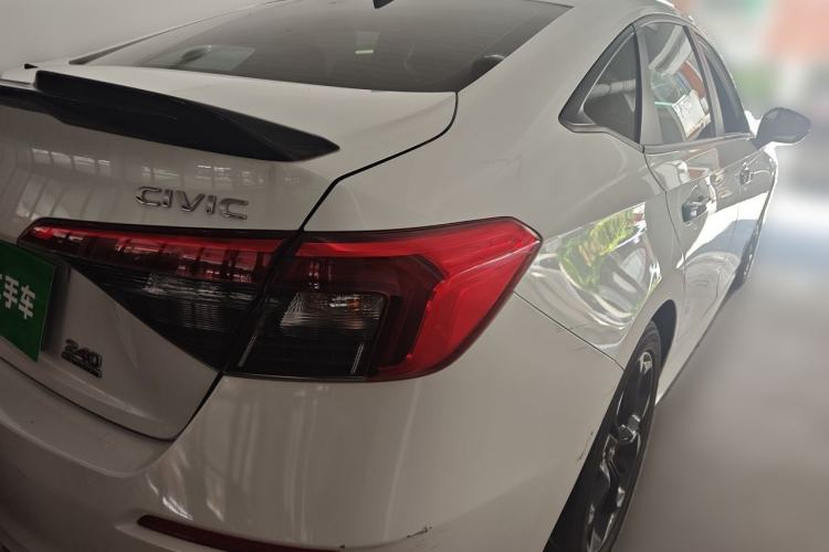 Used Honda Civic 2022 240TURBO CVT Dynamic Edition Rear Right 45 Deg