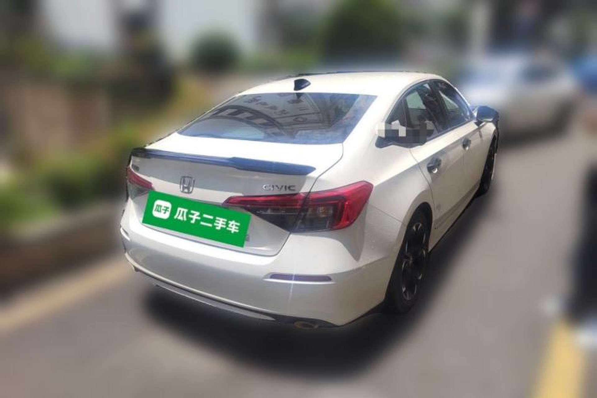 Used Honda Civic 2022 240TURBO CVT Dynamic Edition Rear Right 45 Deg