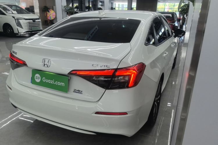 Used Honda Civic 2022 240TURBO CVT Dynamic Edition Rear Right 45 Deg