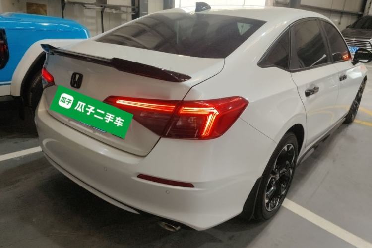 Used Honda Civic 2022 240TURBO CVT Dynamic Edition Rear Right 45 Deg