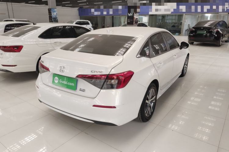 Used Honda Civic 2022 240TURBO CVT Dynamic Edition Rear Right 45 Deg