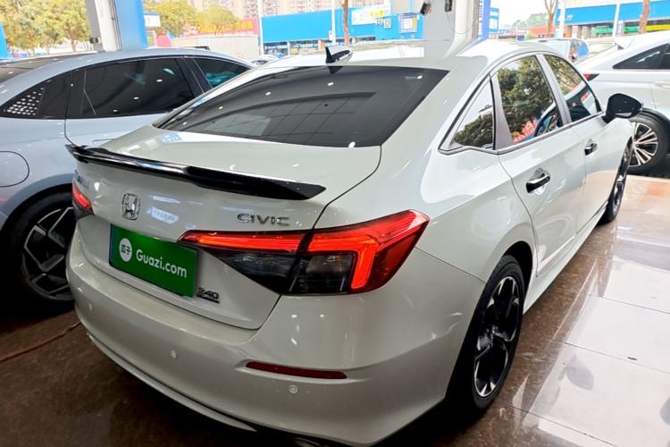 Used Honda Civic 2022 240TURBO CVT Dynamic Edition Rear Right 45 Deg