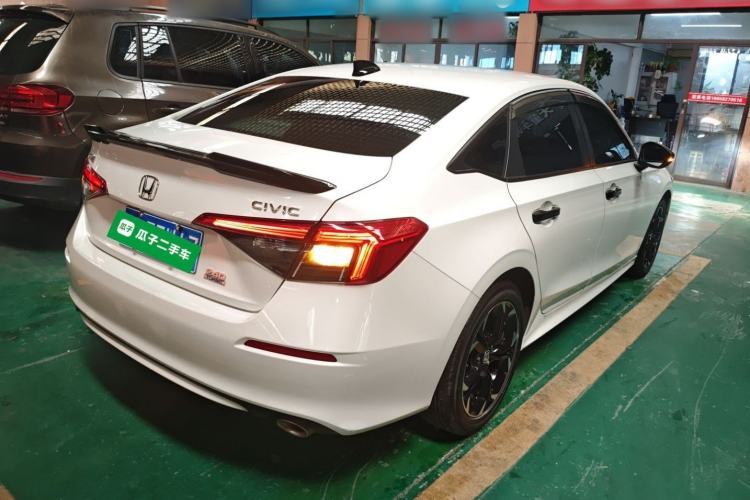 Used Honda Civic 2022 240TURBO CVT Dynamic Edition Rear Right 45 Deg