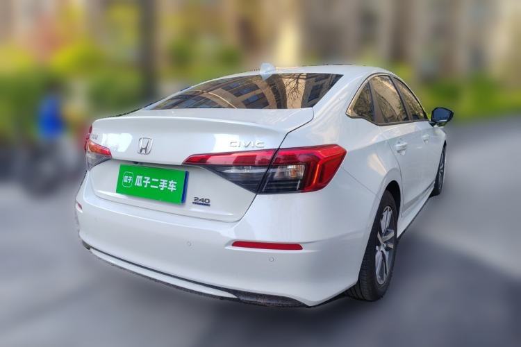 Used Honda Civic 2022 240TURBO CVT Dynamic Edition Rear Right 45 Deg