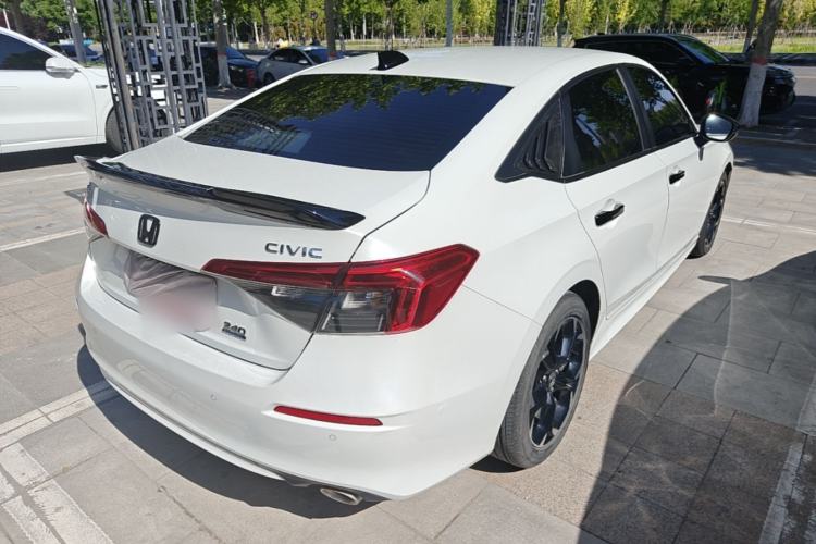 Used Honda Civic 2022 240TURBO CVT Dynamic Edition Rear Right 45 Deg