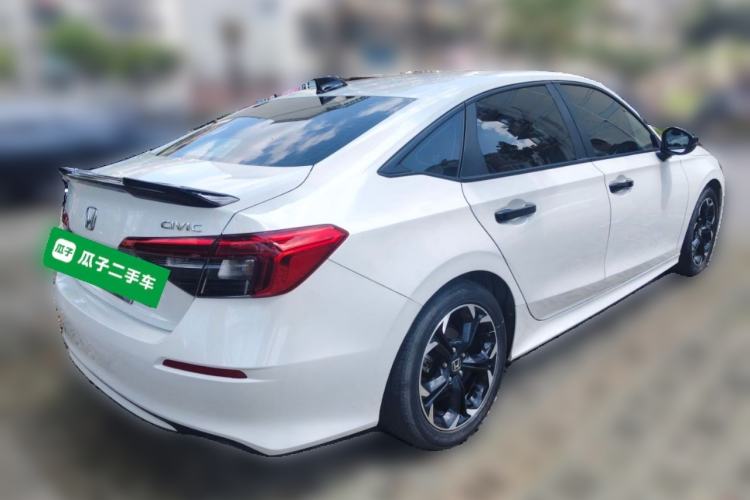 Used Honda Civic 2022 240TURBO CVT Dynamic Edition Rear Right 45 Deg