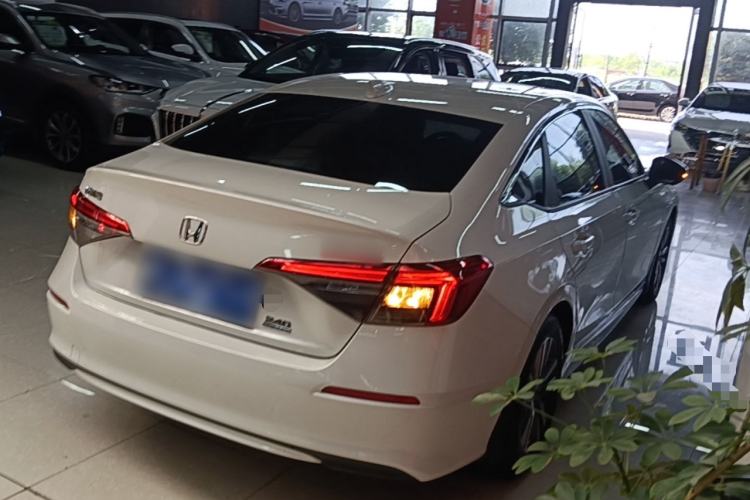 Used Honda Civic 2022 240TURBO CVT Dynamic Edition Rear Right 45 Deg