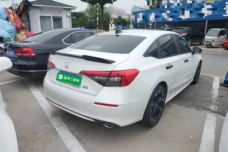 Used Honda Civic 2022 240TURBO CVT Dynamic Edition Rear Right 45 Deg