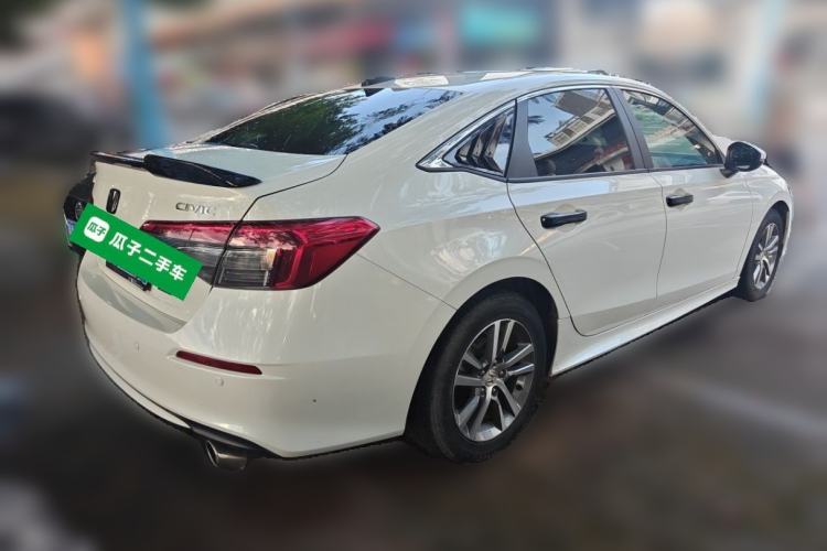 Used Honda Civic 2022 240TURBO CVT Dynamic Edition Rear Right 45 Deg