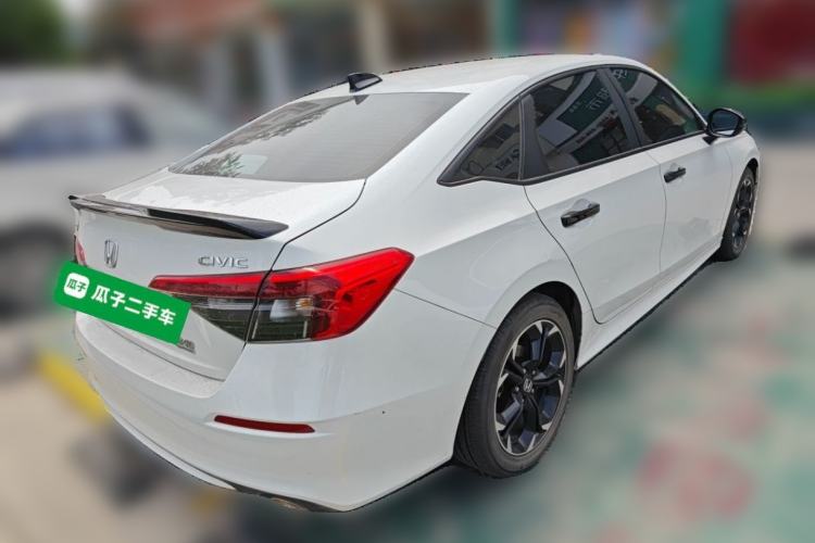Used Honda Civic 2022 240TURBO CVT Dynamic Edition Rear Right 45 Deg
