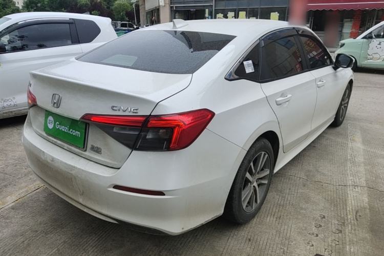 Used Honda Civic 2022 240TURBO CVT Dynamic Edition Rear Right 45 Deg