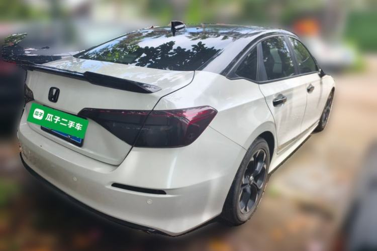 Used Honda Civic 2022 240TURBO CVT Dynamic Edition Rear Right 45 Deg