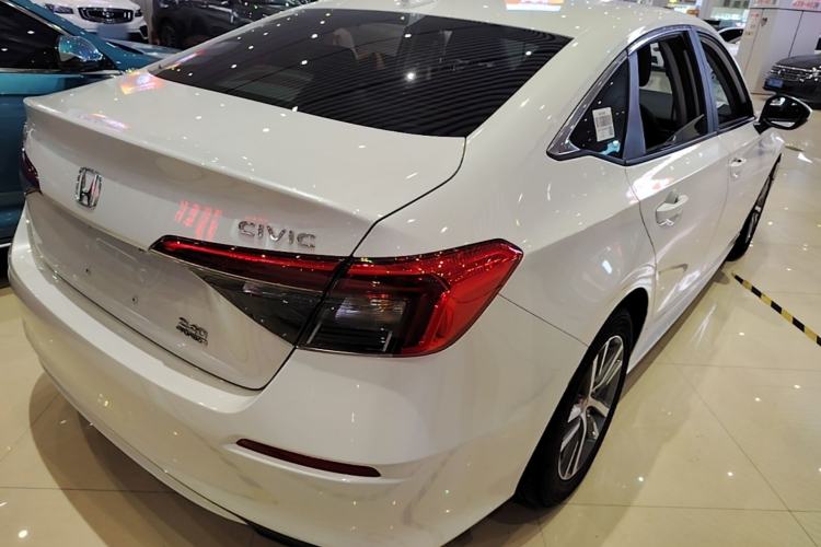 Used Honda Civic 2022 240TURBO CVT Dynamic Edition Rear Right 45 Deg