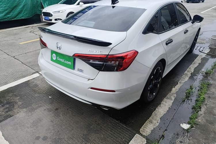 Used Honda Civic 2022 240TURBO CVT Dynamic Edition Rear Right 45 Deg