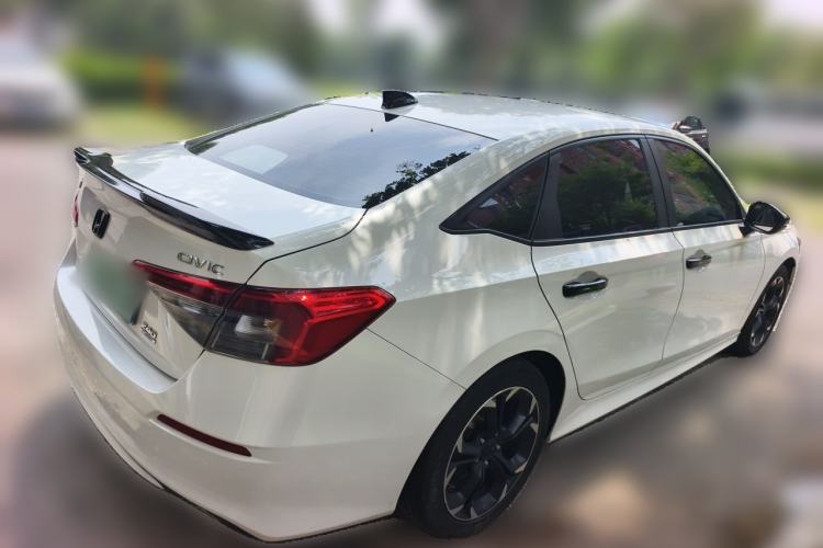 Used Honda Civic 2022 240TURBO CVT Dynamic Edition Rear Right 45 Deg