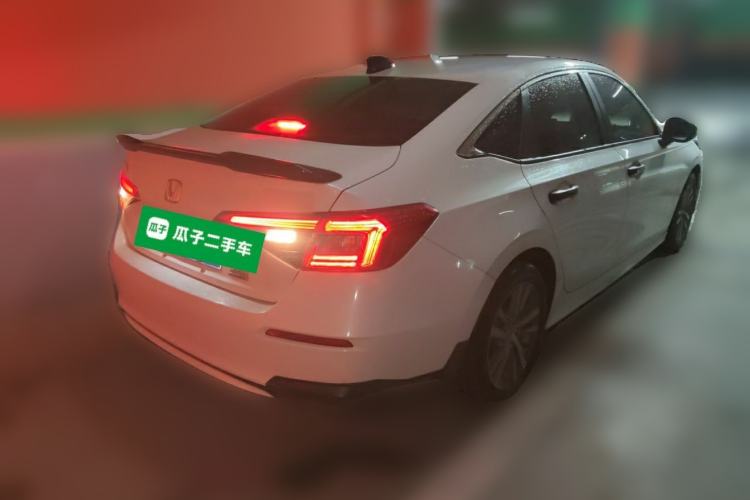 Used Honda Civic 2022 240TURBO CVT Dynamic Edition Rear Right 45 Deg