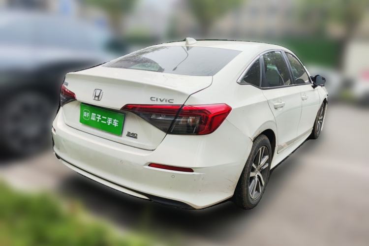 Used Honda Civic 2022 240TURBO CVT Dynamic Edition Rear Right 45 Deg