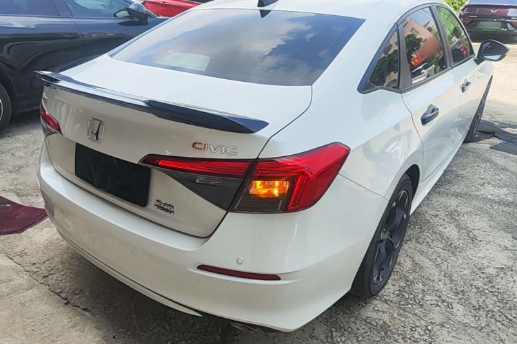 Used Honda Civic 2022 240TURBO CVT Dynamic Edition Rear Right 45 Deg