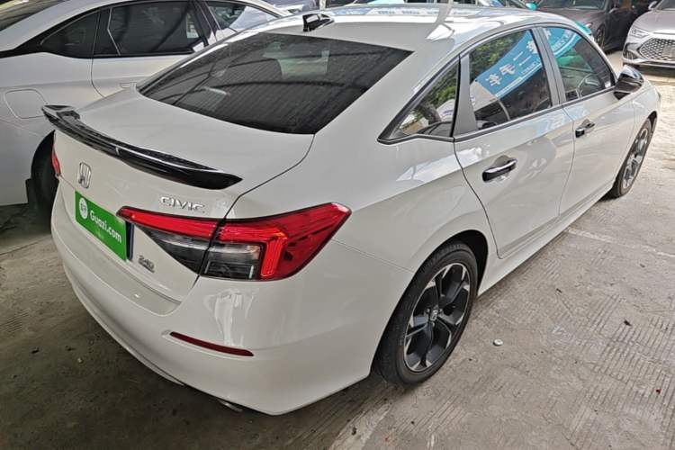 Used Honda Civic 2022 240TURBO CVT Dynamic Edition Rear Right 45 Deg