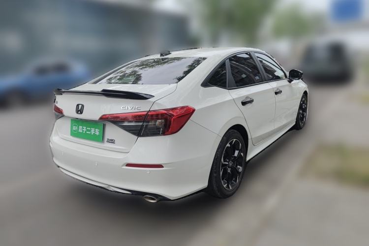 Used Honda Civic 2022 240TURBO CVT Dynamic Edition Rear Right 45 Deg