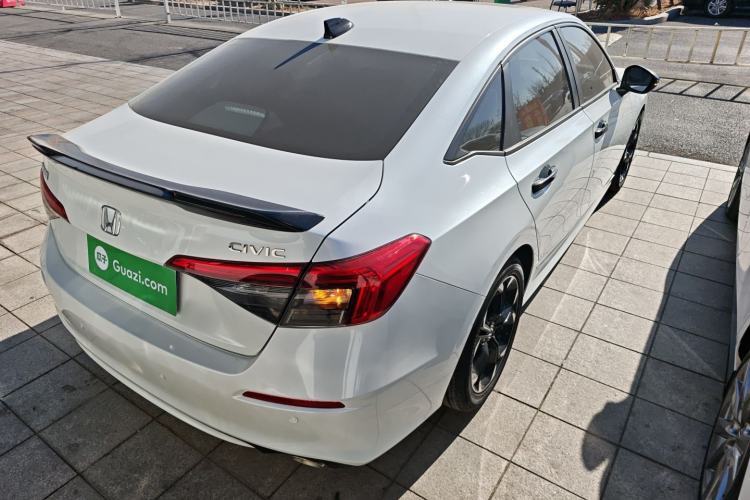 Used Honda Civic 2022 240TURBO CVT Dynamic Edition Rear Right 45 Deg