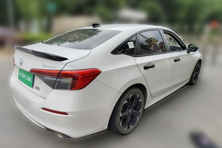 Used Honda Civic 2022 240TURBO CVT Dynamic Edition Rear Right 45 Deg