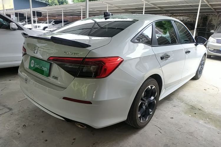 Used Honda Civic 2022 240TURBO CVT Dynamic Edition Rear Right 45 Deg
