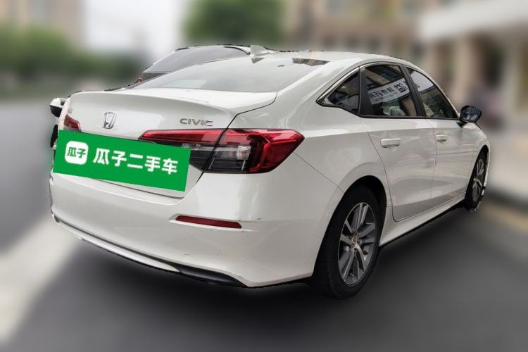 Used Honda Civic 2022 240TURBO CVT Dynamic Edition Rear Right 45 Deg