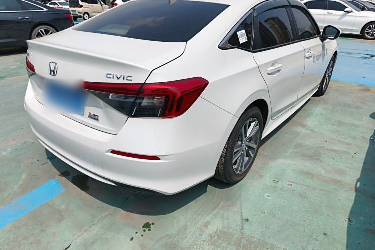 Used Honda Civic 2022 240TURBO CVT Dynamic Edition Rear Right 45 Deg