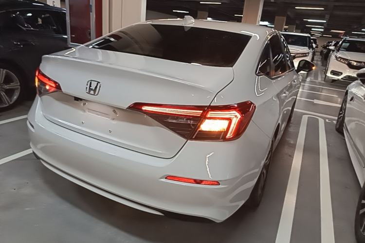 Used Honda Civic 2022 240TURBO CVT Dynamic Edition Rear Right 45 Deg
