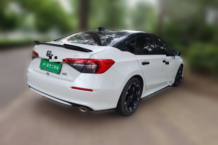 Used Honda Civic 2022 240TURBO CVT Dynamic Edition Rear Right 45 Deg