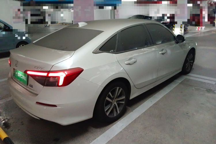 Used Honda Civic 2022 240TURBO CVT Dynamic Edition Rear Right 45 Deg