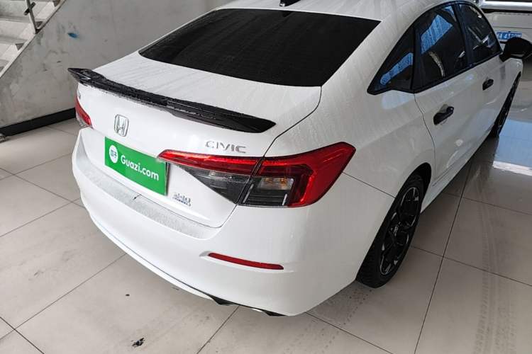 Used Honda Civic 2022 240TURBO CVT Dynamic Edition Rear Right 45 Deg