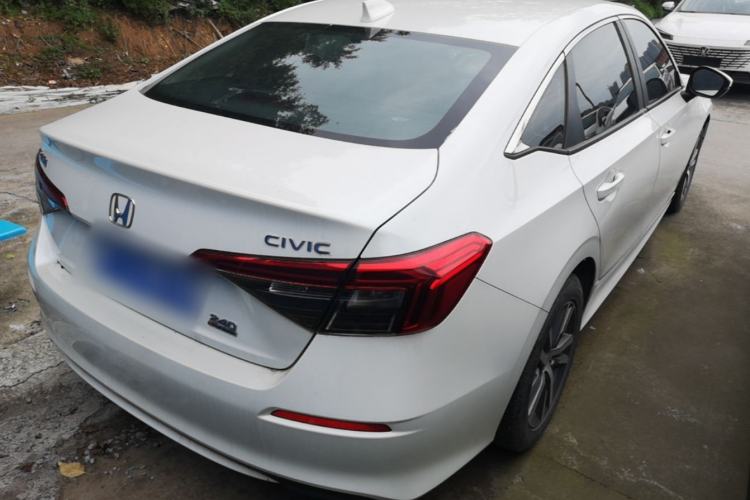 Used Honda Civic 2022 240TURBO CVT Dynamic Edition Rear Right 45 Deg