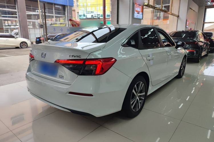 Used Honda Civic 2022 240TURBO CVT Dynamic Edition Rear Right 45 Deg