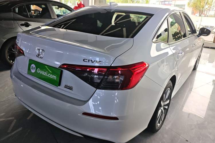 Used Honda Civic 2022 240TURBO CVT Dynamic Edition Rear Right 45 Deg