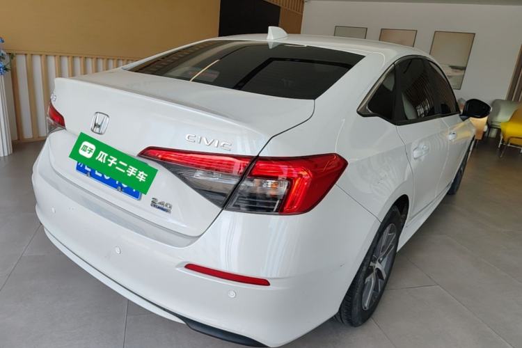 Used Honda Civic 2022 240TURBO CVT Dynamic Edition Rear Right 45 Deg