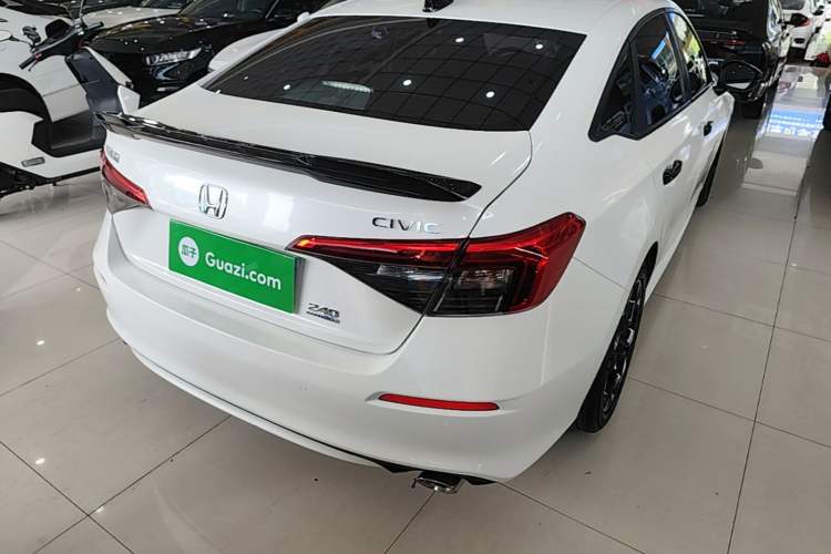 Used Honda Civic 2022 240TURBO CVT Dynamic Edition Rear Right 45 Deg