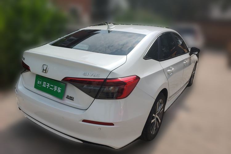 Used Honda Civic 2022 240TURBO CVT Dynamic Edition Rear Right 45 Deg