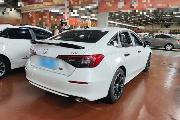 Used Honda Civic 2022 240TURBO CVT Dynamic Edition Rear Right 45 Deg