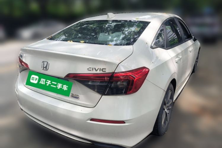 Used Honda Civic 2022 240TURBO CVT Dynamic Edition Rear Right 45 Deg